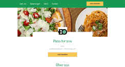 Desktop Screenshot of pizza-for-you.ch