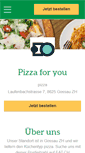 Mobile Screenshot of pizza-for-you.ch